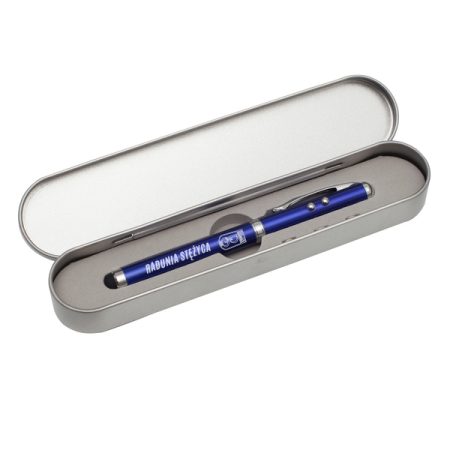 Długopis ze wskaźnikiem niebieski