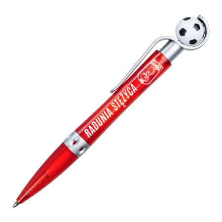 Długopis piłka czerwony