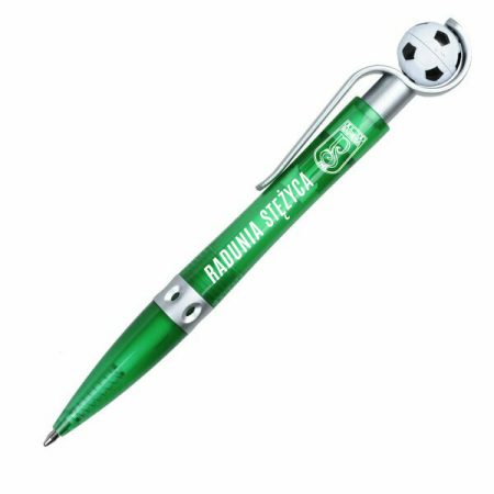 Długopis piłka zielony